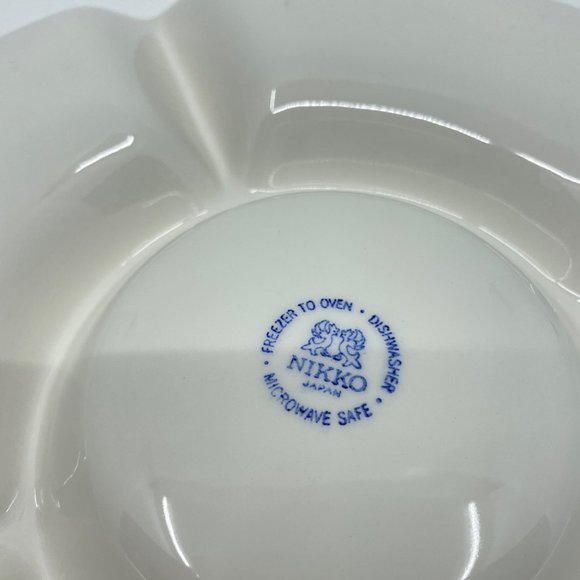 Nikko Happy Holiday Greetings Hors D’oeuvres Platter Tray Christmas Tree Japan - Picture 3 of 7